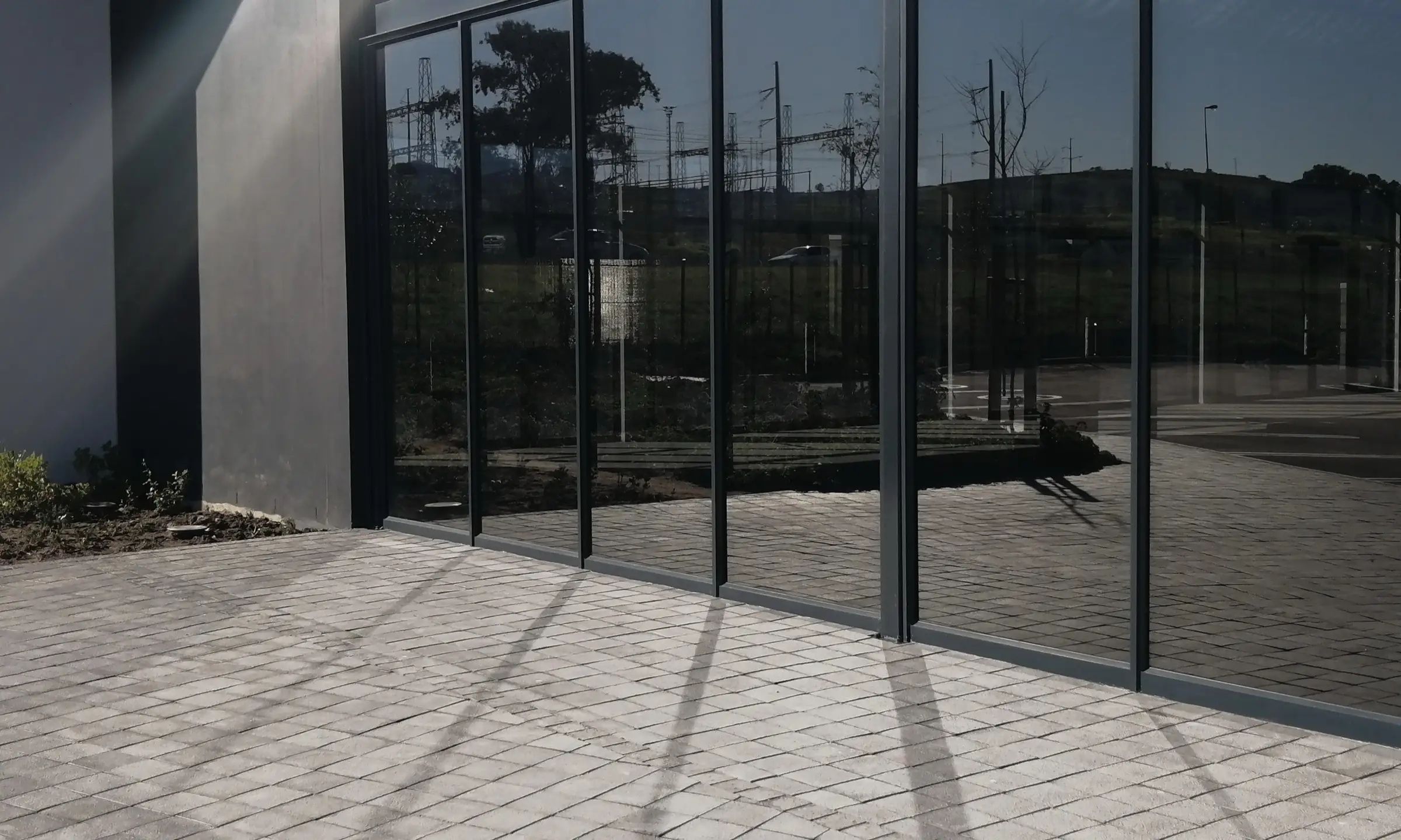 CAPECAST paving on a commercial development